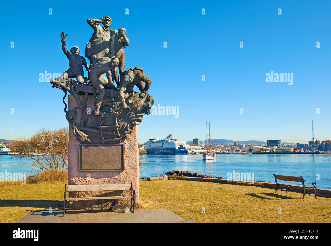 OSLO NORWAY APRIL 12 2010 Bygdoy Monument To The Sailors Of oslo-norway-april-12-2010-bygdoy-monument-to-the-sailors-of
