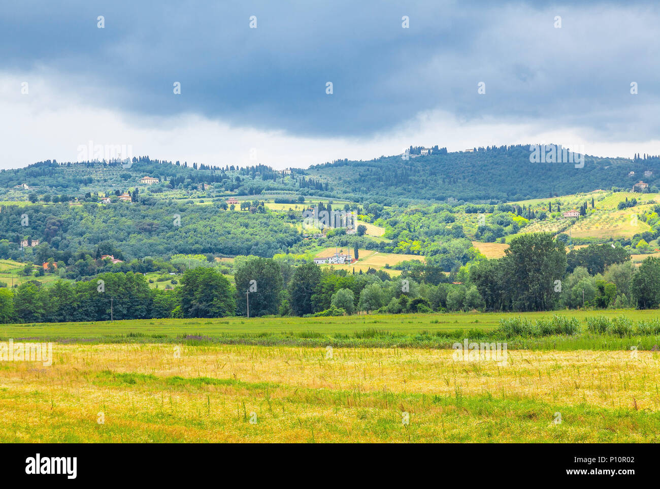 Italian landscape. Stock Photo