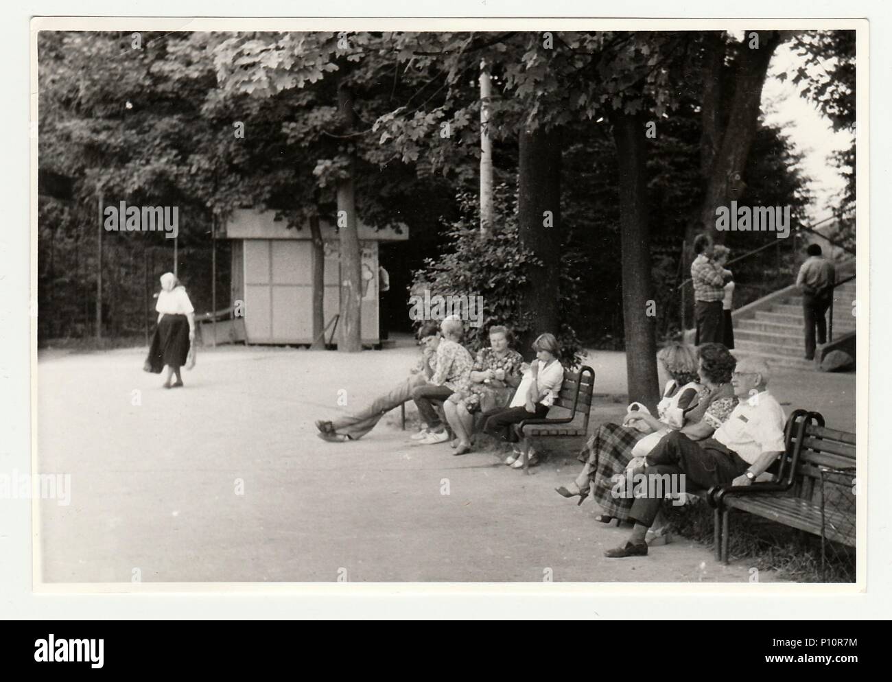 THE CZECHOSLOVAK SOCIALIST REPUBLIC, CIRCA 1981: Vintage photo shows ...