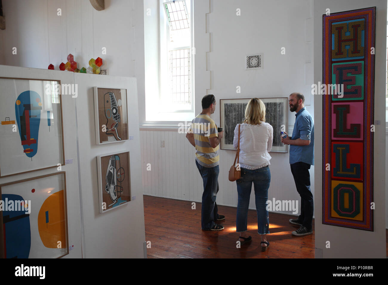 Contemporary Art Expo Stock Photo - Alamy