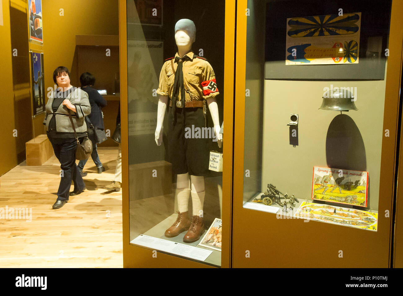 Hitlerjugend as a part of exhibion in Museum of the Second World War in Gdansk, Poland. January 28th 2017 © Wojciech Strozyk / Alamy Stock Photo Stock Photo