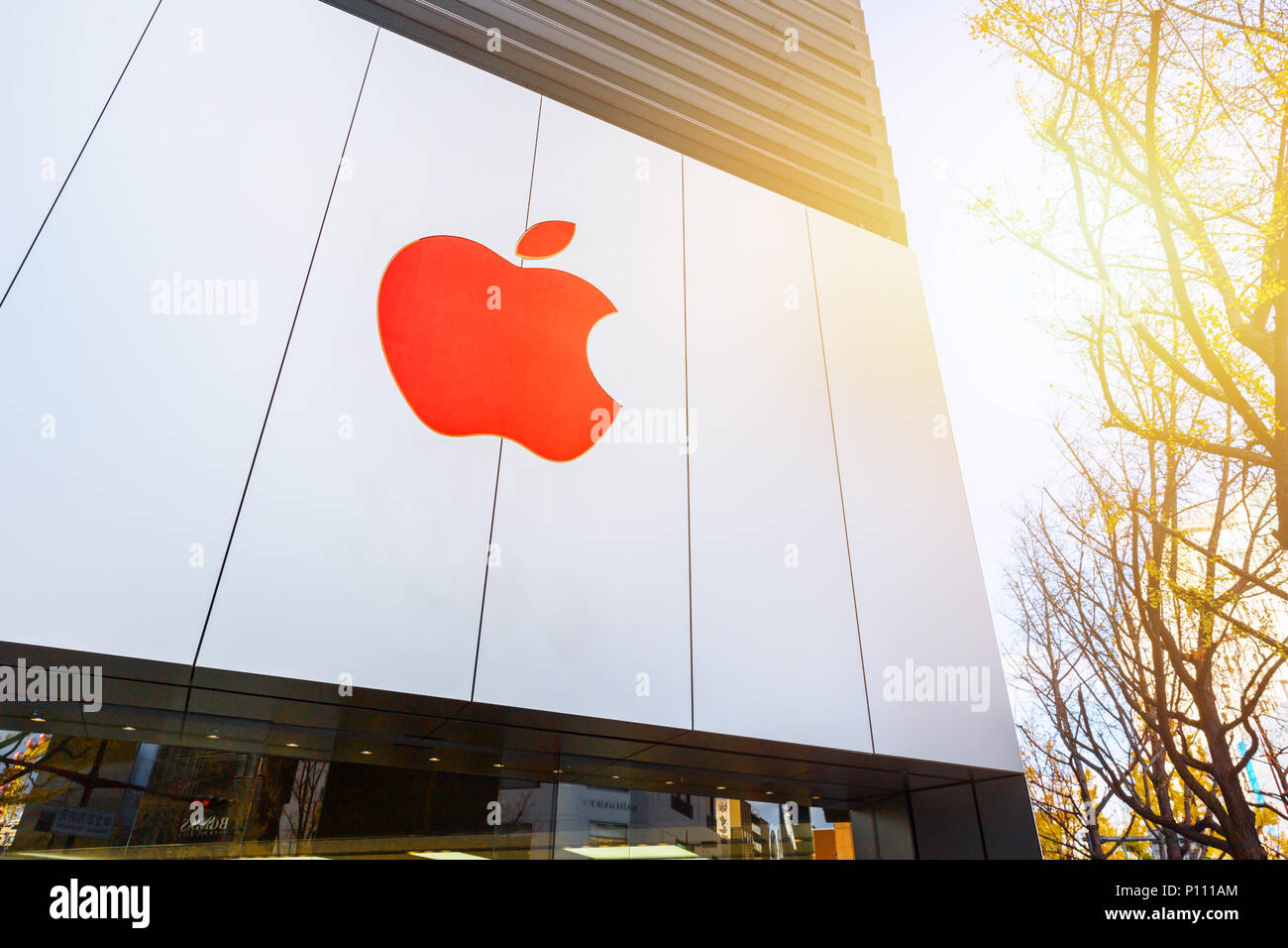 Apple Store Shinsaibashi at Shinsaibashisuji Shopping Street