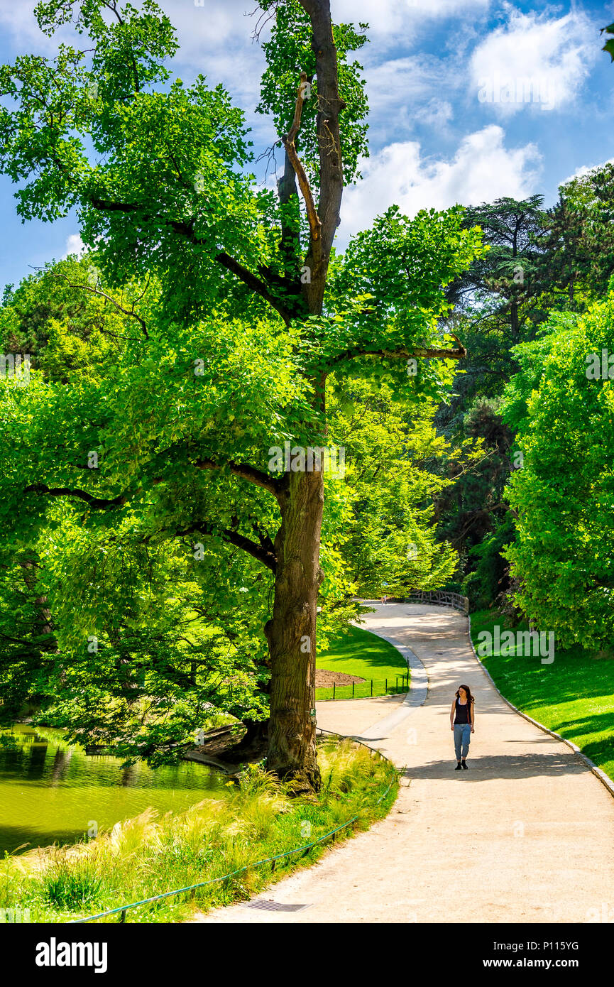 Parc Montsouris in Paris, France Stock Photo Alamy