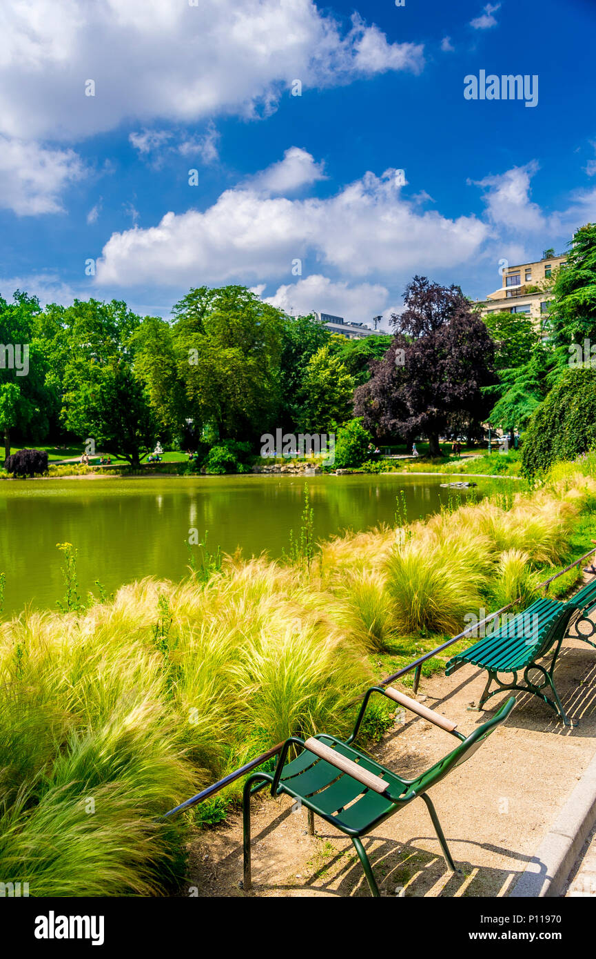 Parc Montsouris in Paris, France Stock Photo Alamy