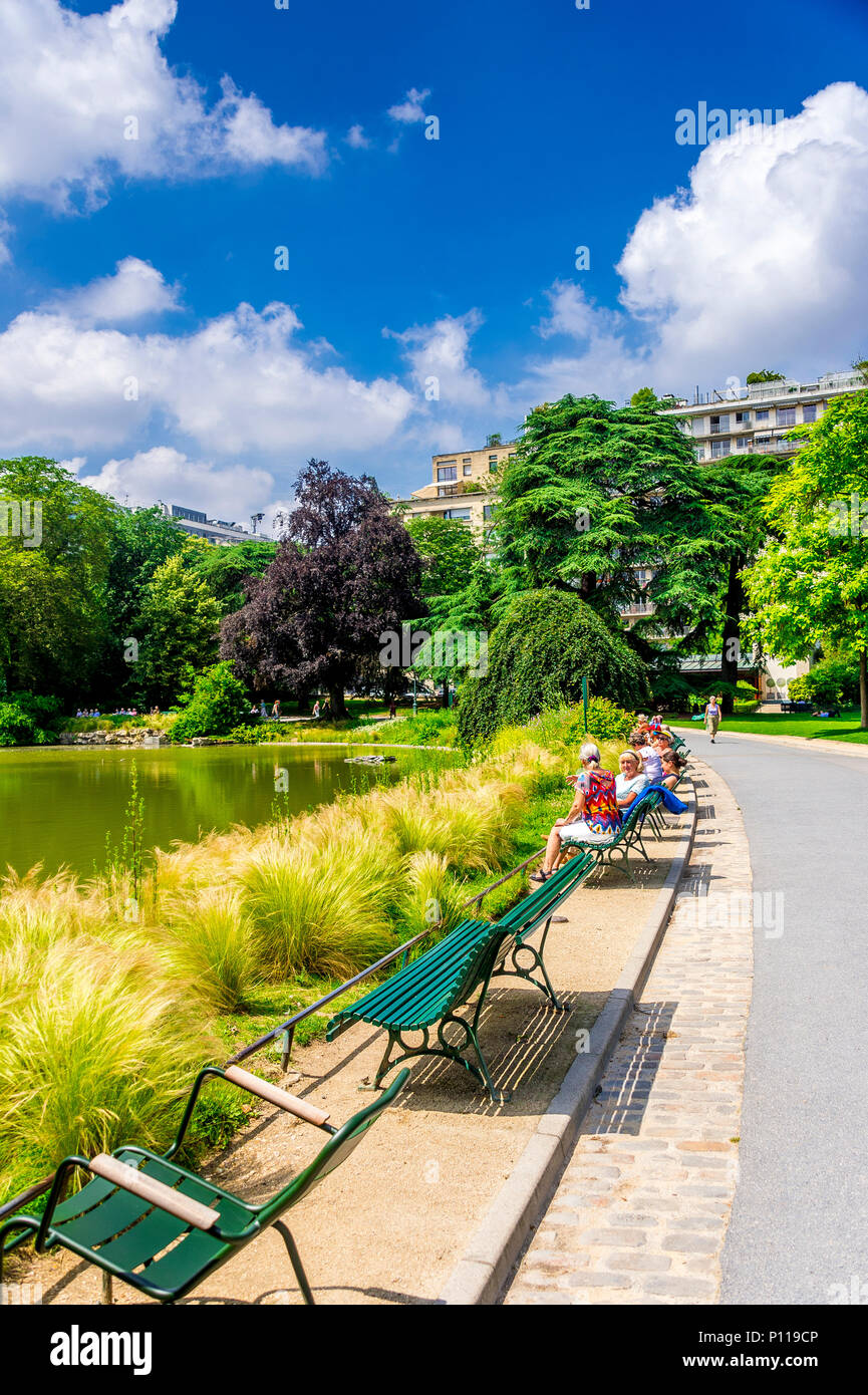 Parc Montsouris in Paris, France Stock Photo Alamy