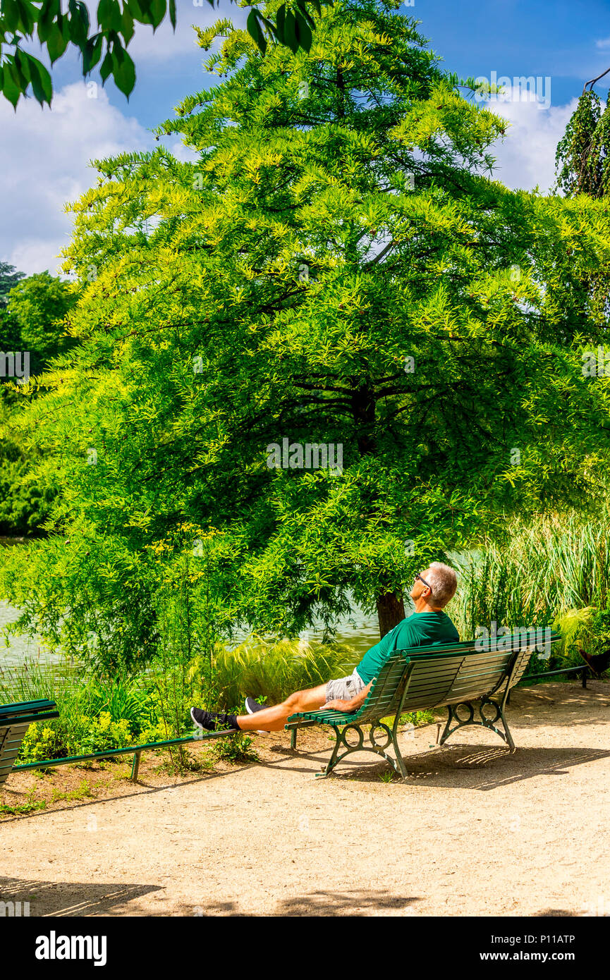 Parc Montsouris in Paris, France Stock Photo Alamy