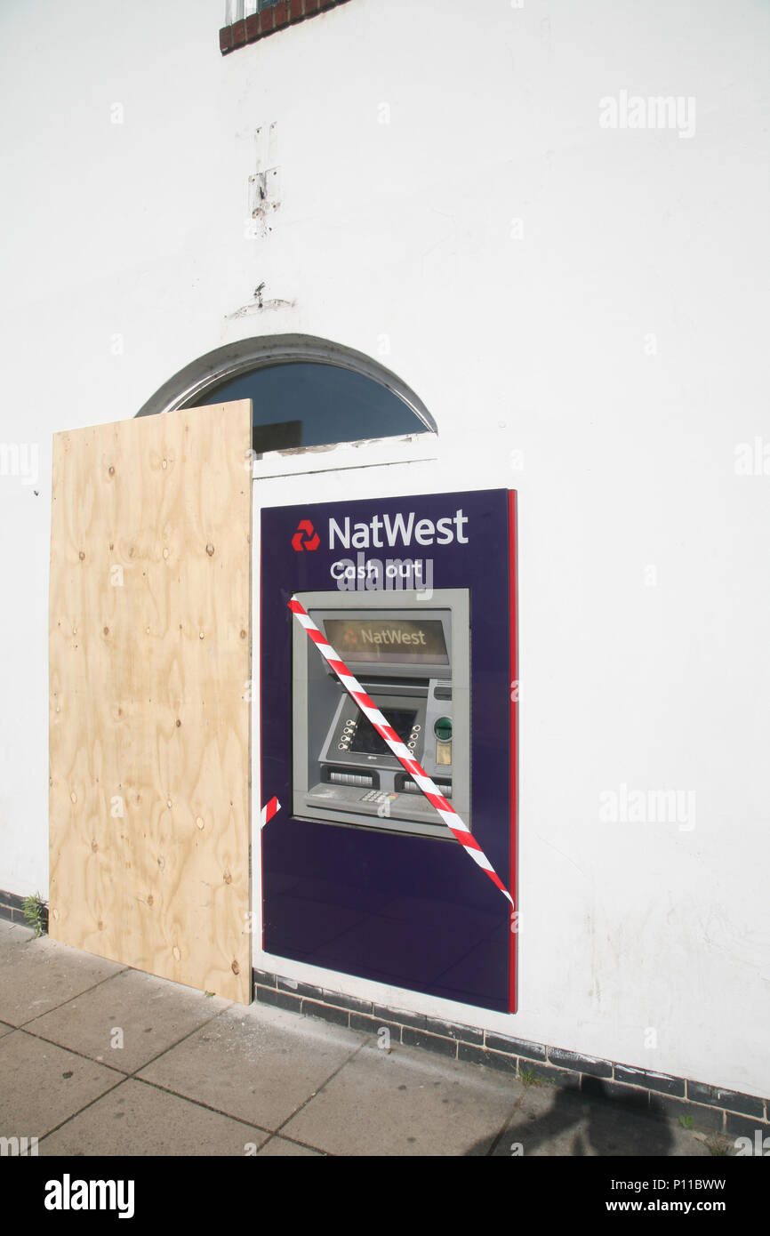 One of the many UK local bank closures is this Nat West Bank in Bawtry