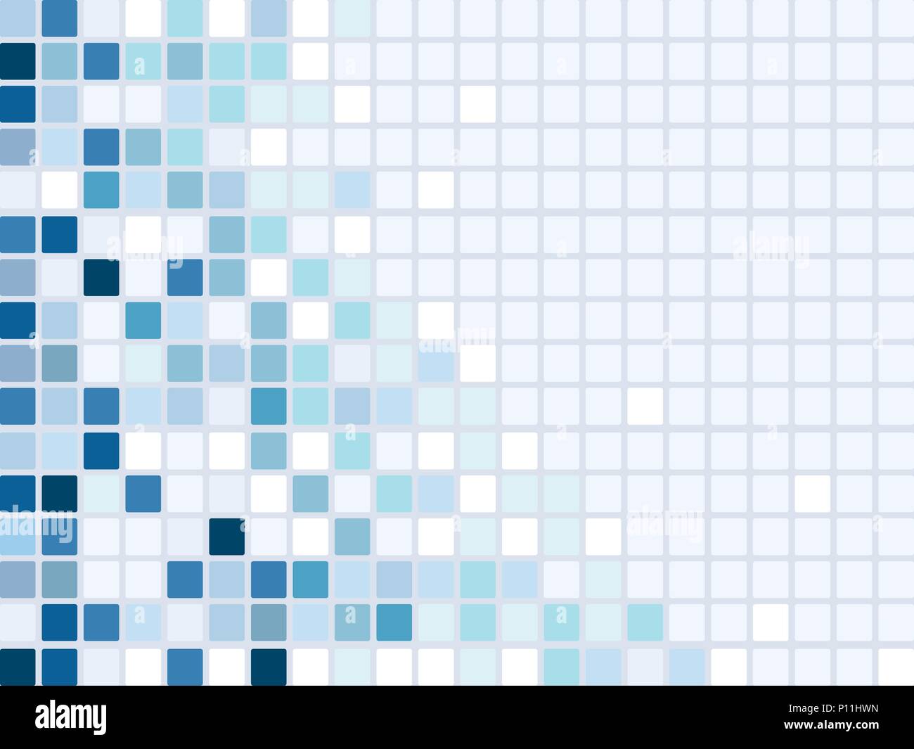 Blue mosaic Stock Vector