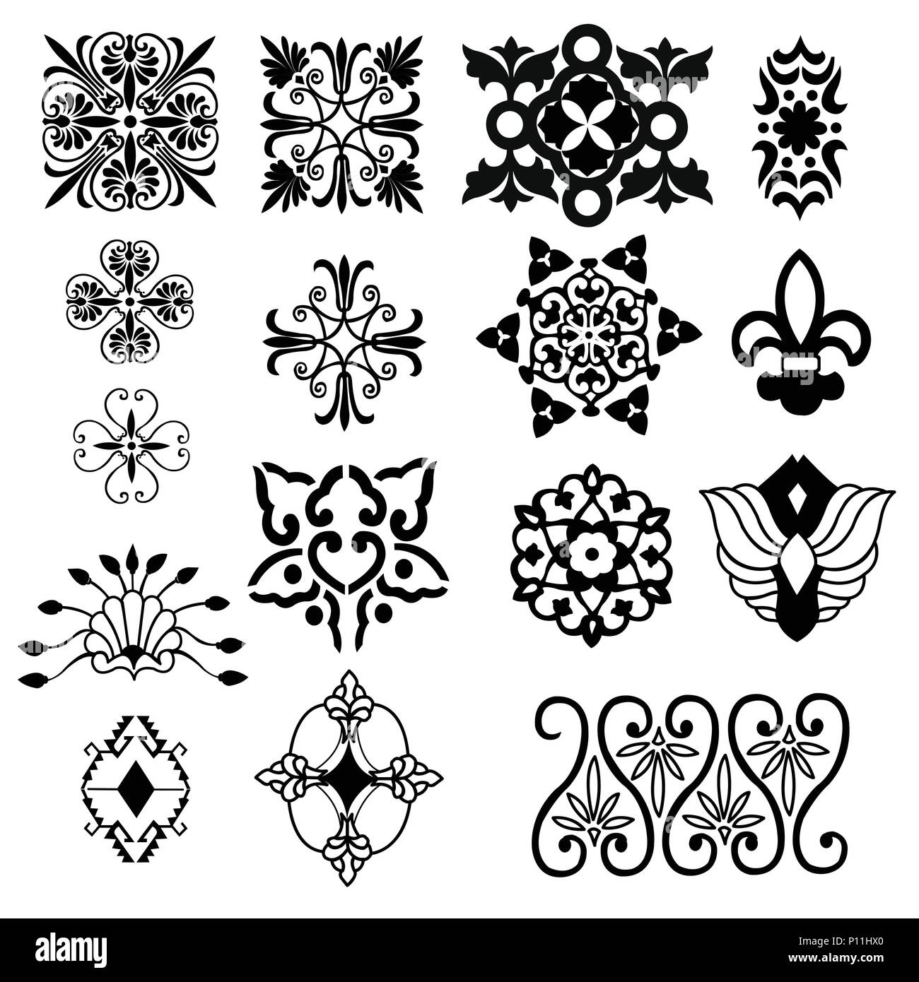 Decorative design elements Stock Vector Image & Art Alamy