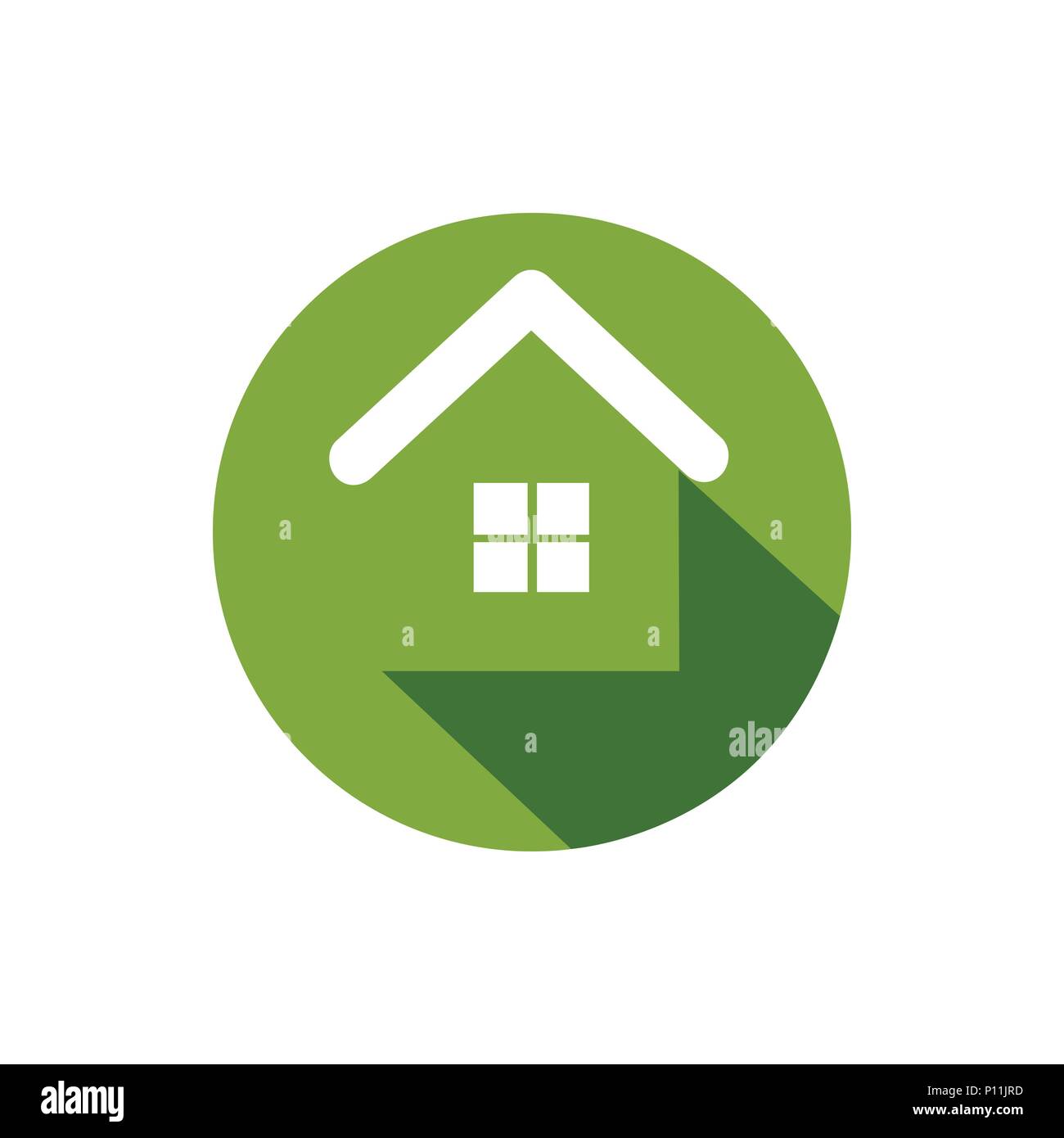 Green house icon, clipart Stock Vector