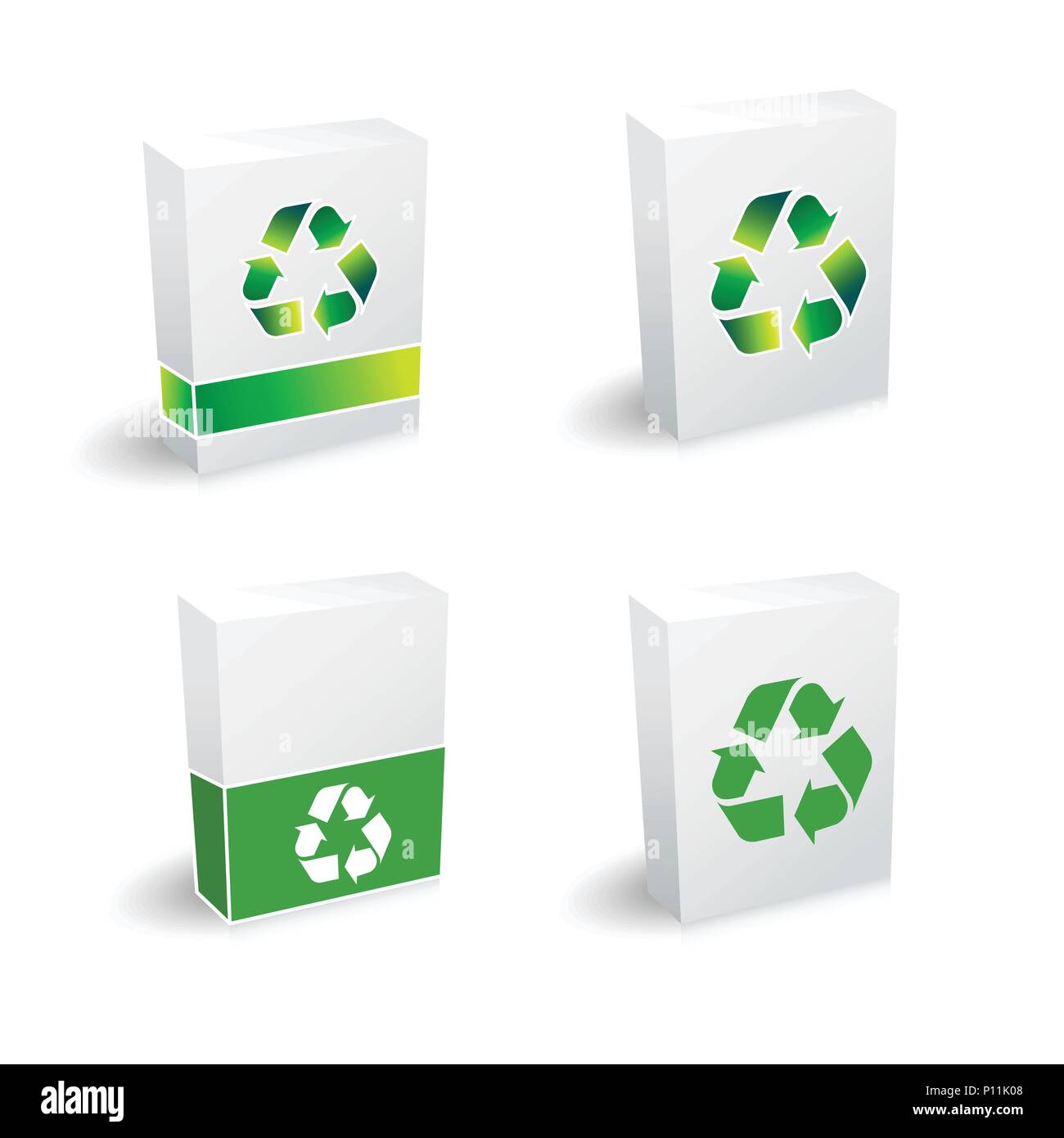 Recycle boxes Stock Vector