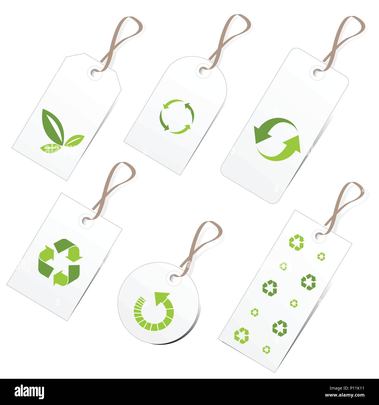 Ecology tags Stock Vector