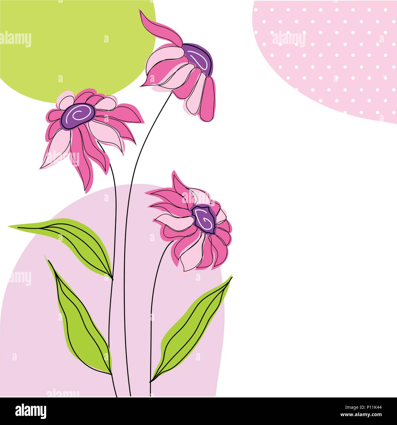 Hand Drawn Floral Seamless Pattern Stock Vector Image & Art - Alamy