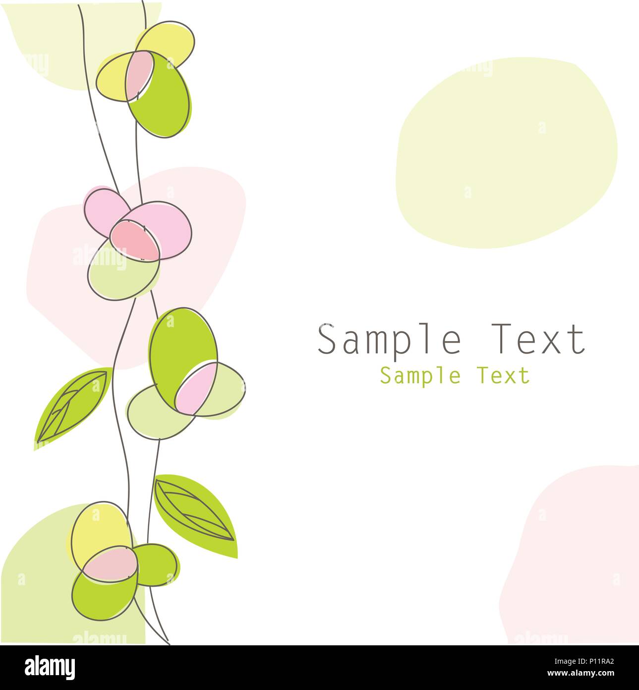 Hand Drawn Floral Seamless Pattern Stock Vector
