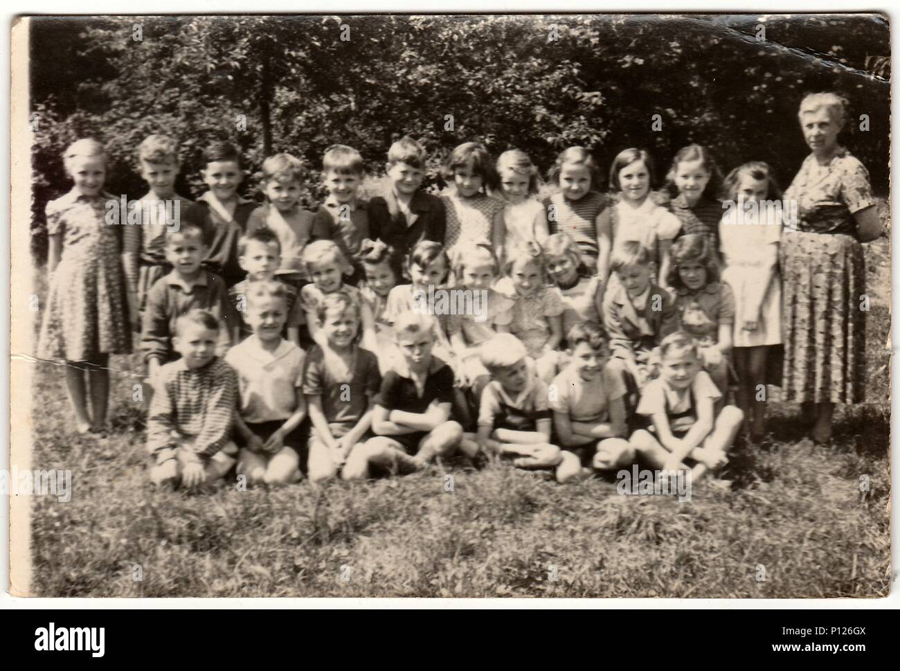 Schoolteacher vintage hi-res stock photography and images - Alamy