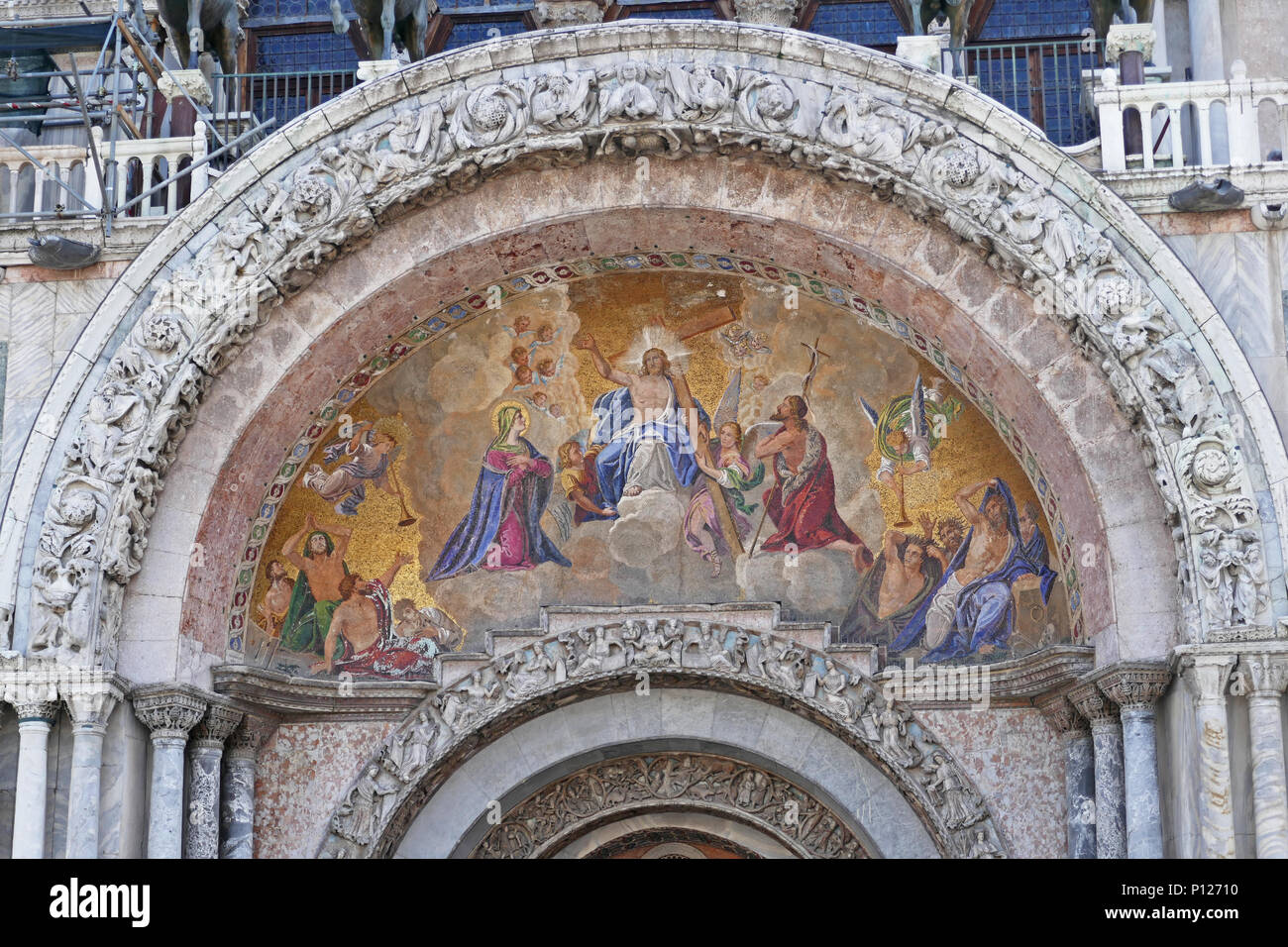 St Mark's Basilica, St Mark's Square (Piazza San Marco), Venice, Italy Stock Photo