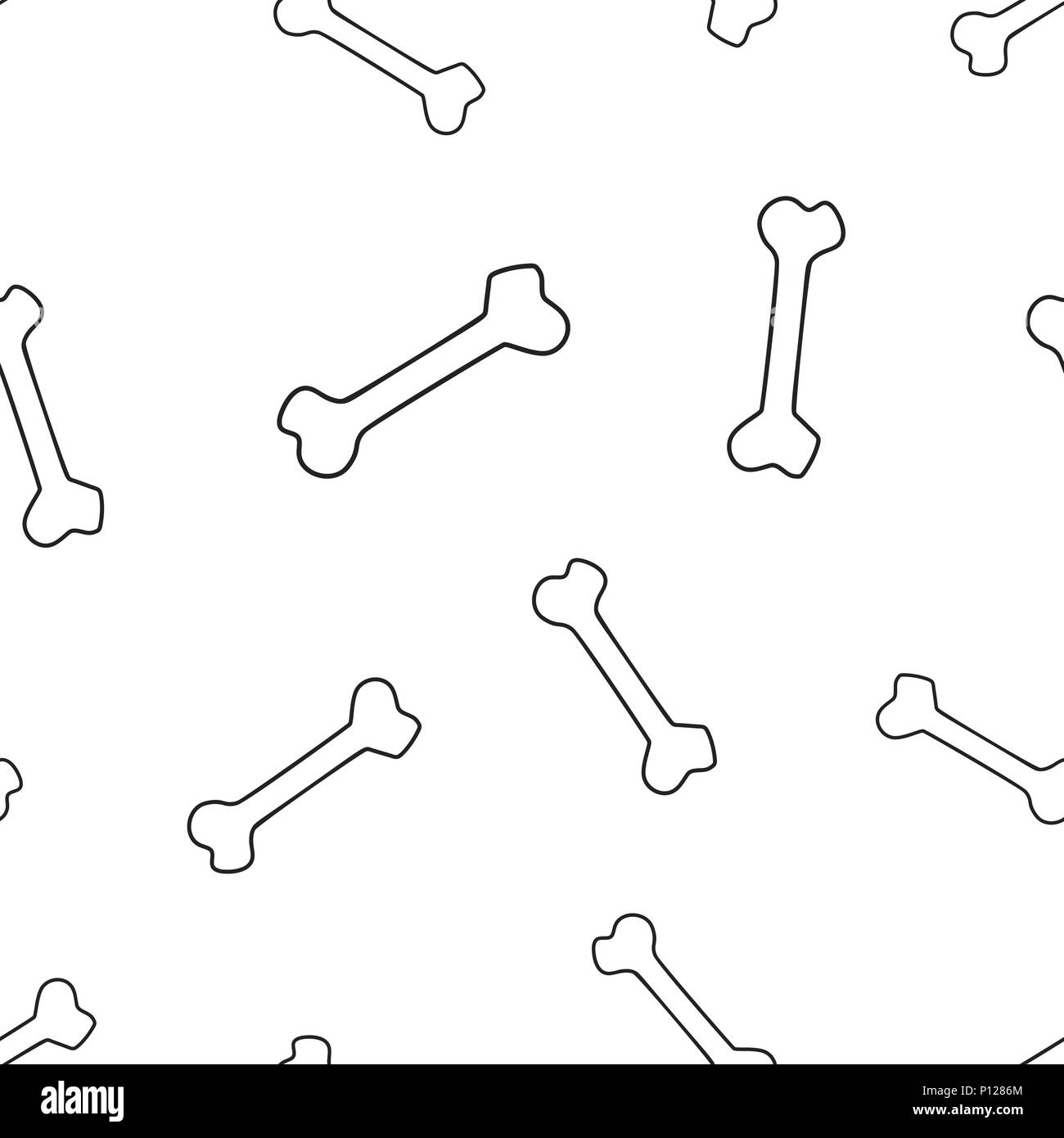 Dog bone toy icon seamless pattern background. Business concept vector