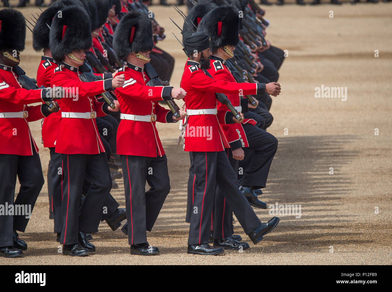 9 June 2018. Guardsman Charanpreet Singh Lall is the first soldier to