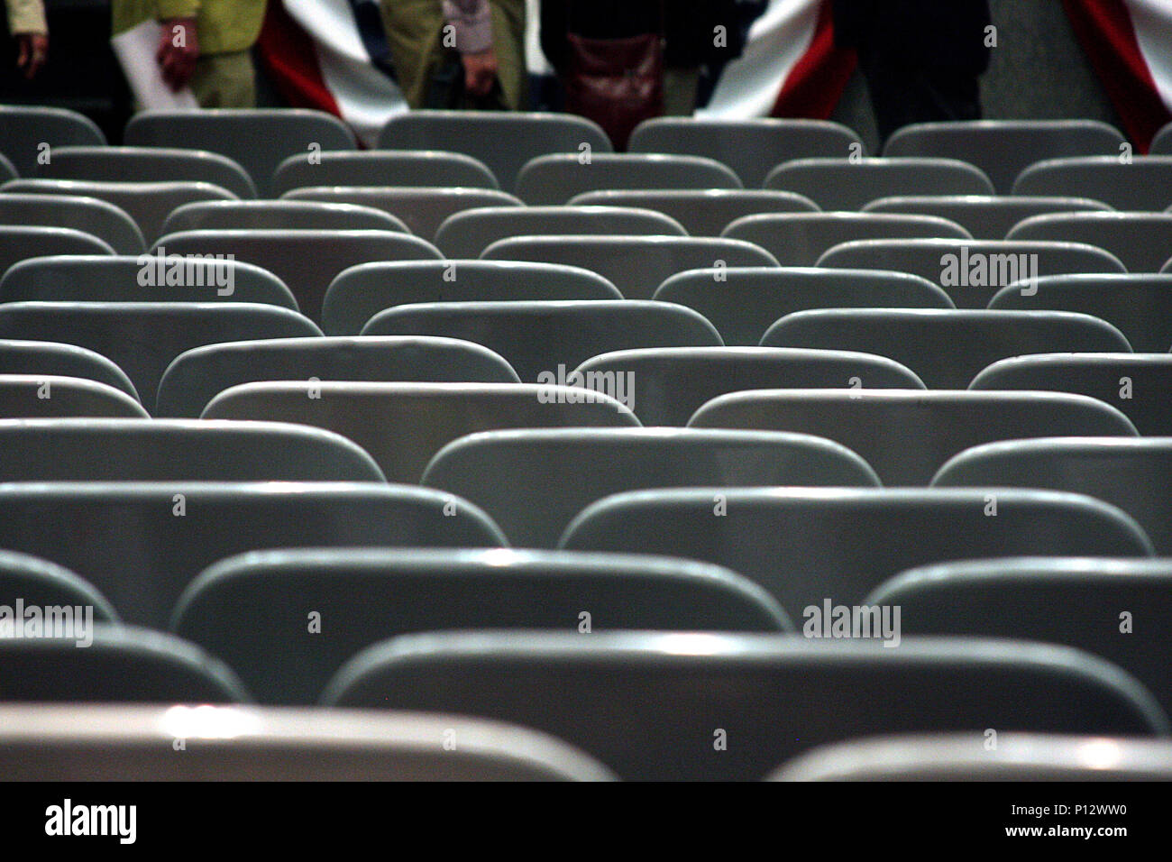 Indoor seating Stock Photo