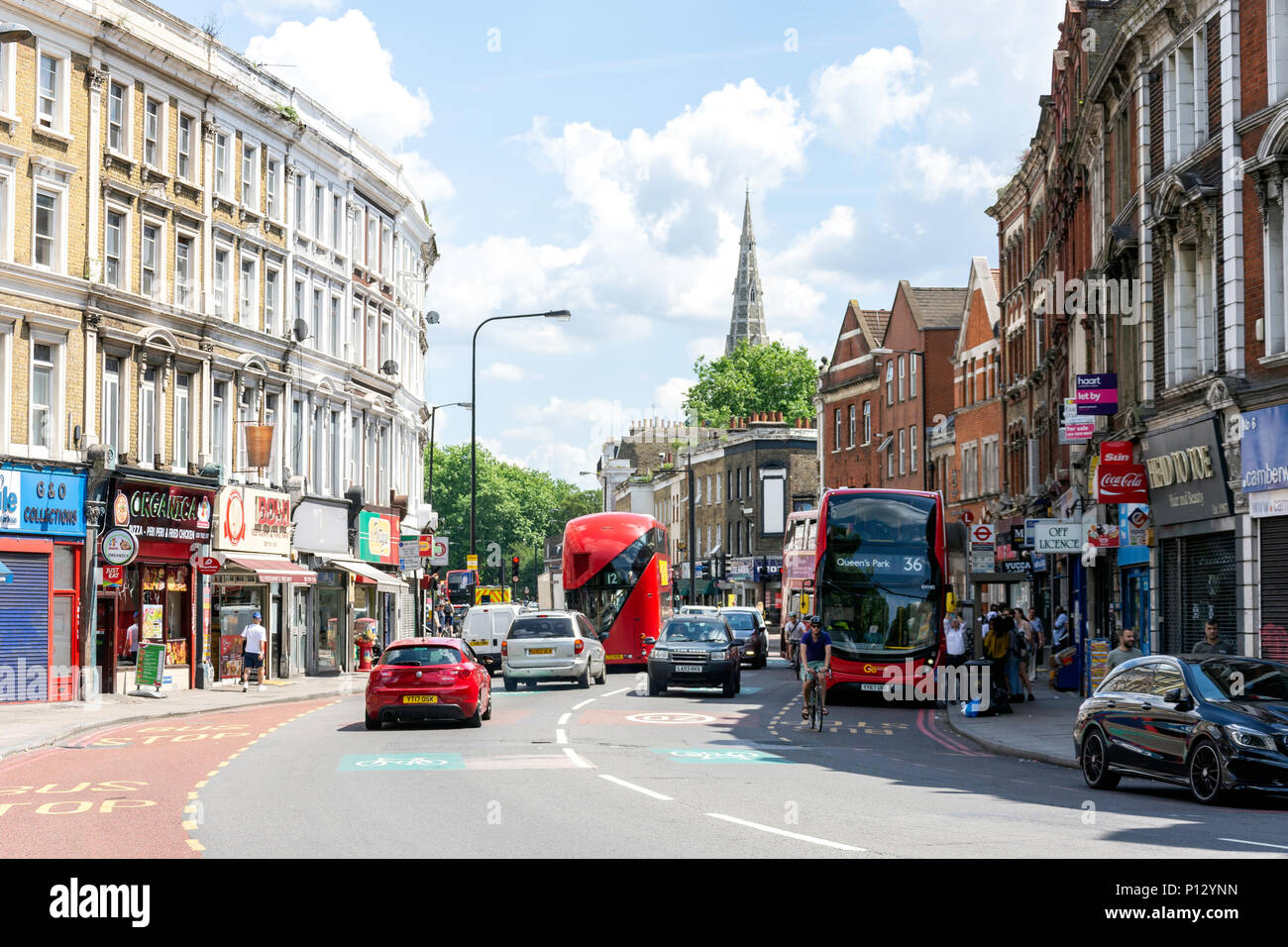 Camberwell Church Street, Camberwell, London Borough of Southwark, Greater London, England, United Kingdom Stock Photo