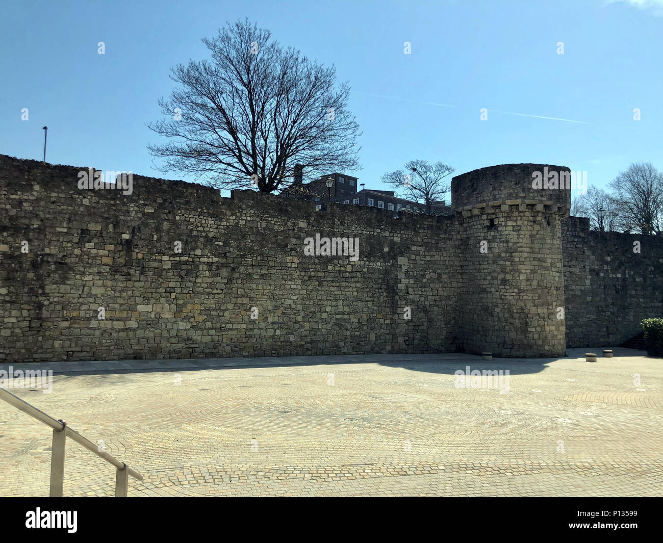 Old City Walls, Southampton Stock Photo
