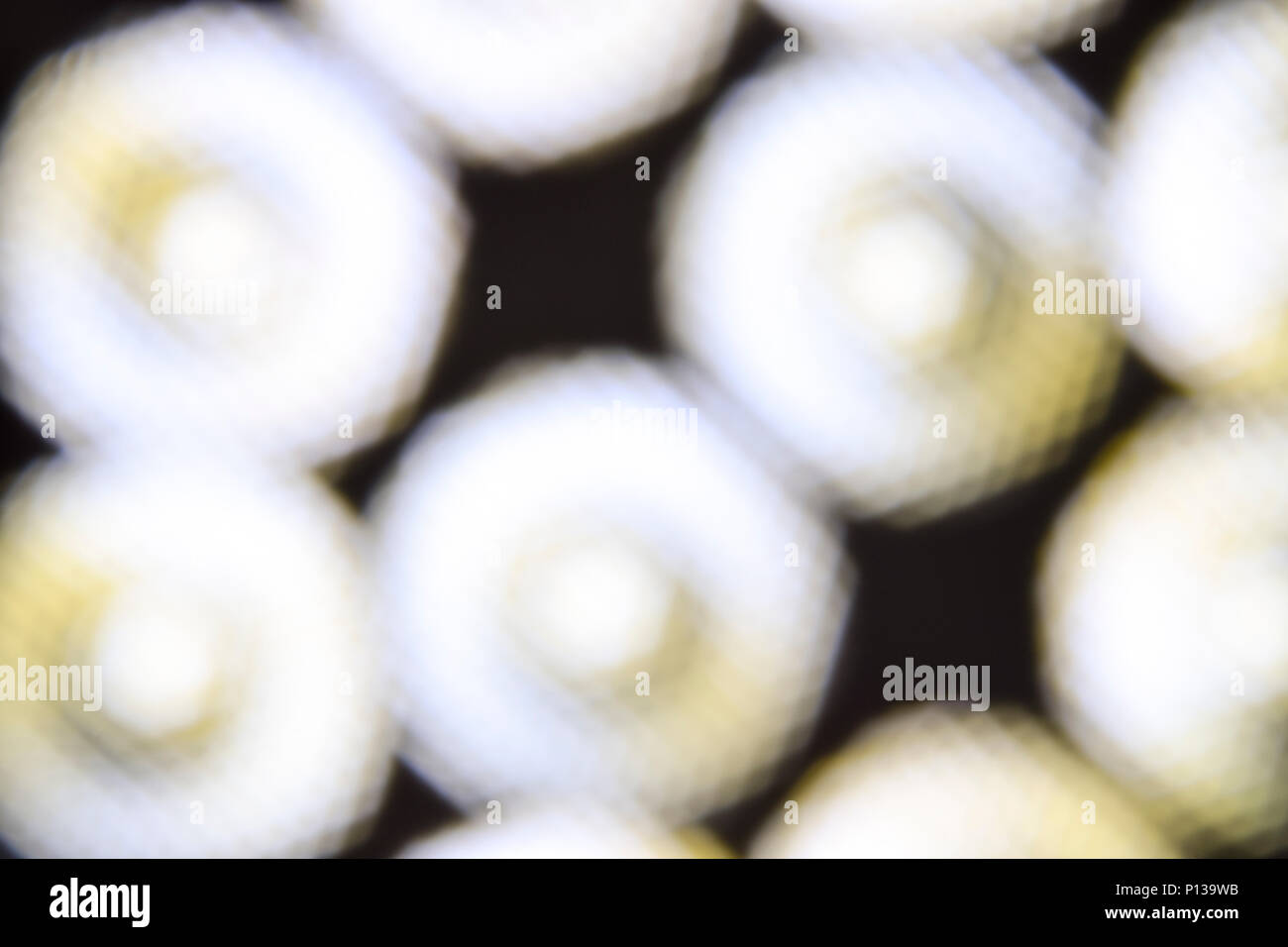 LED light bulb abstract pattern for texture or background Stock Photo ...