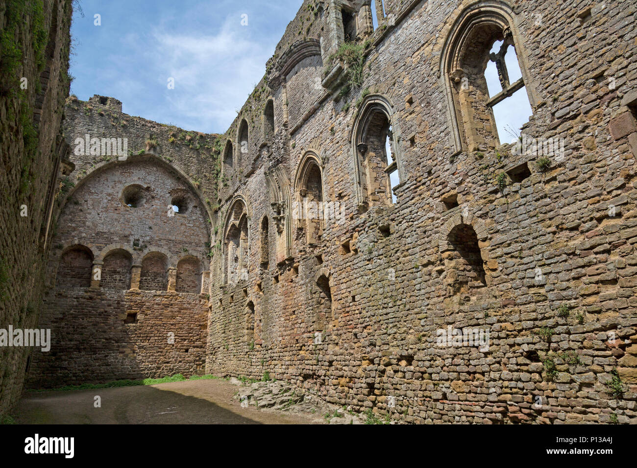 Chepstow Castle, the oldest surviving post-Roman stone fortification in ...