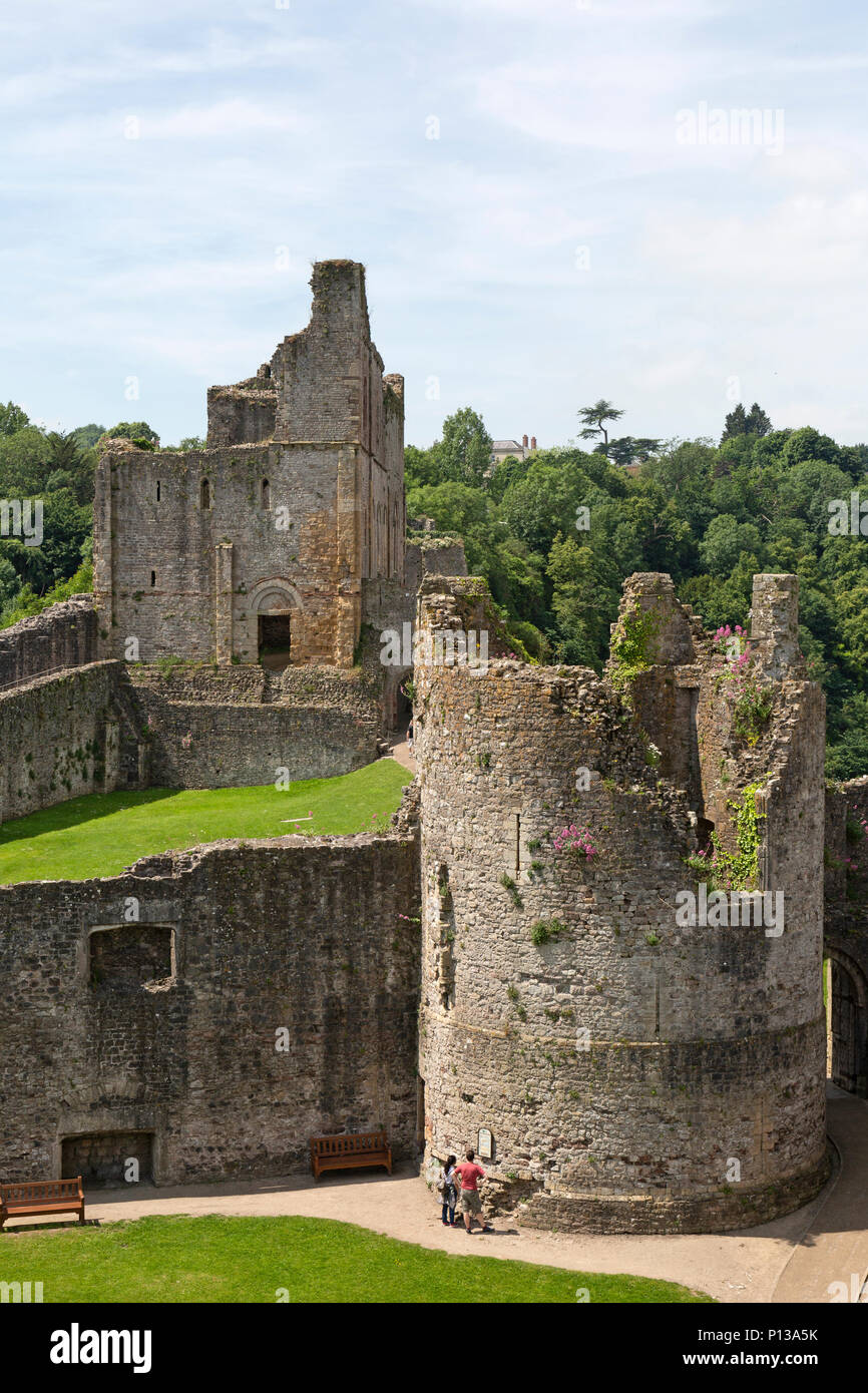 Chepstow Castle, the oldest surviving post-Roman stone fortification in ...