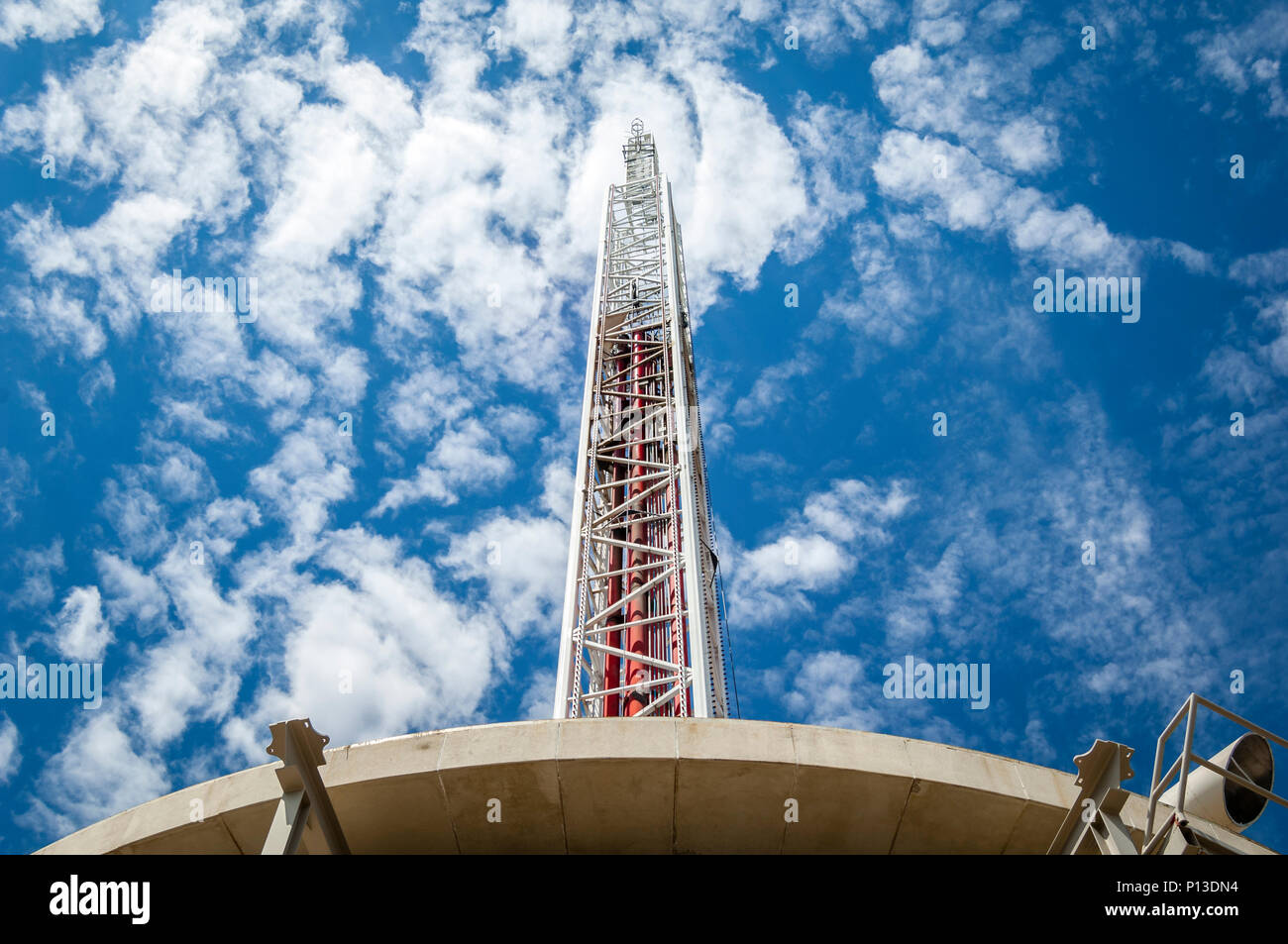 Big Shot Thrill Ride, Stratosphere Las Vegas Stock Photo - Alamy