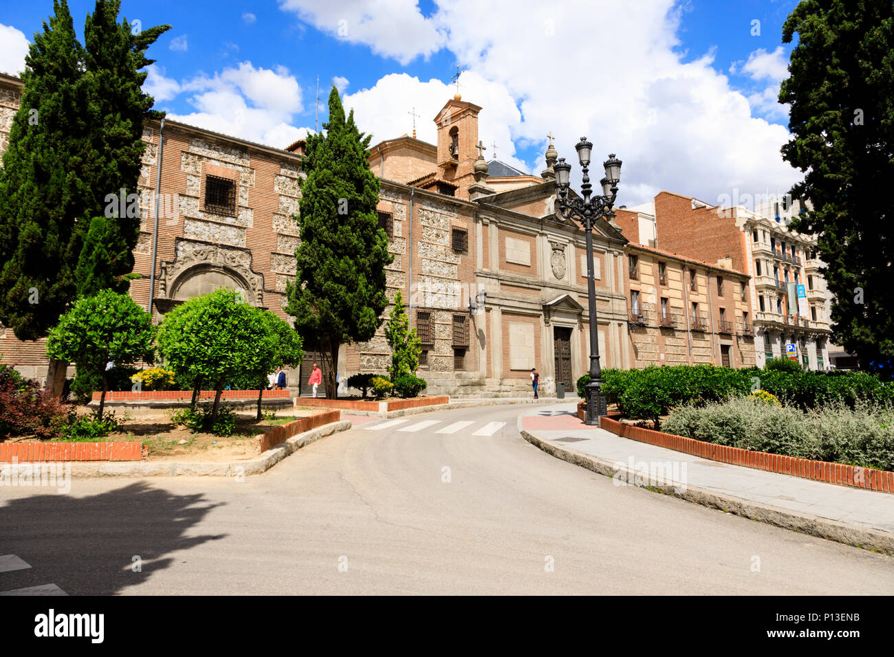 The Convent of the Barefoot Nuns, Monasterio de las Desaclzas Reales, Plaza de las Descalzas, Madrid, Spain. May 2018 Stock Photo