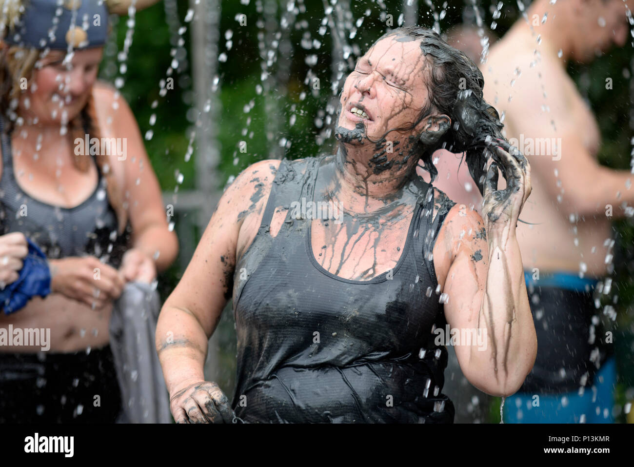 Mud Shower High Resolution Stock Photography and Images Alamy