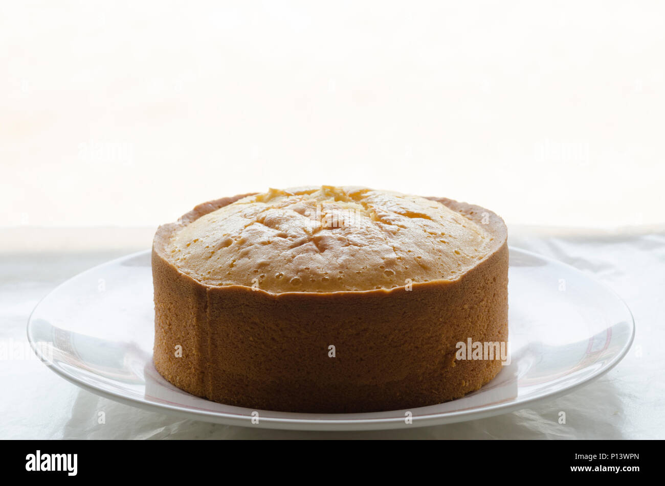 cake flour isolated on white background Stock Photo