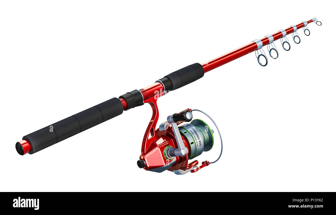 Fishing rod 3d hi-res stock photography and images - Alamy