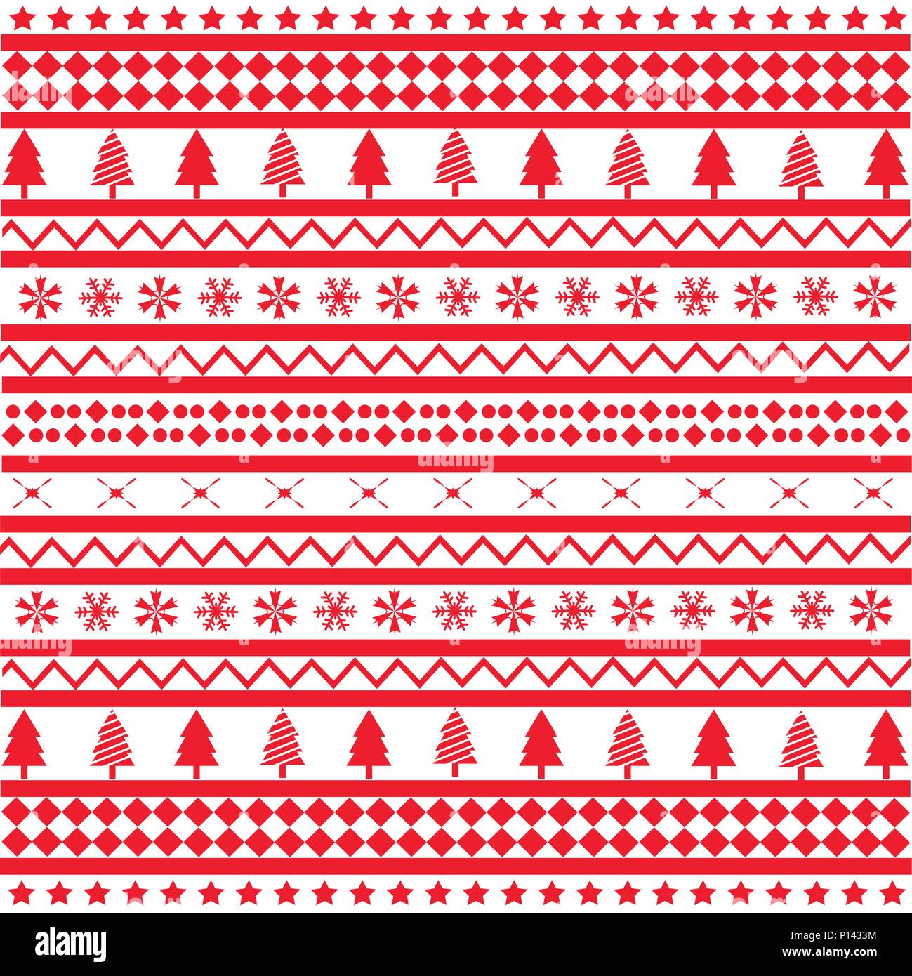 Christmas seamless pattern set Stock Vector Image & Art - Alamy