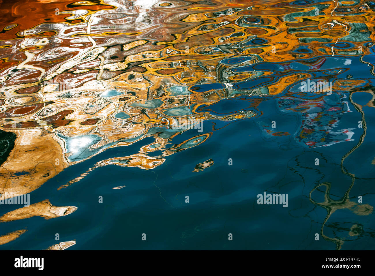 Reflection View Reflection on the surface of the water Stock Photo - Alamy