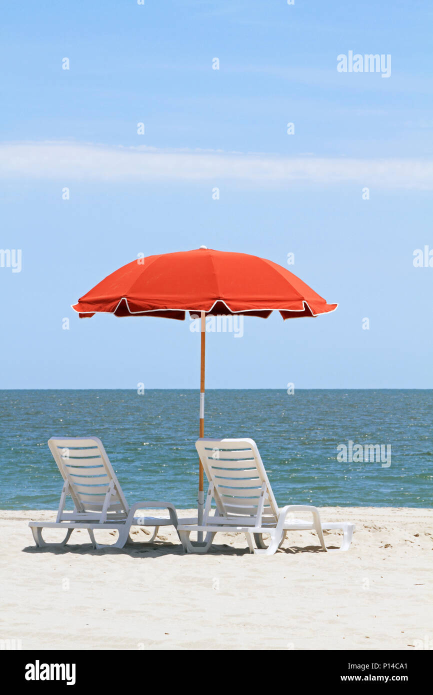 Empty beach chairs hires stock photography and images Alamy