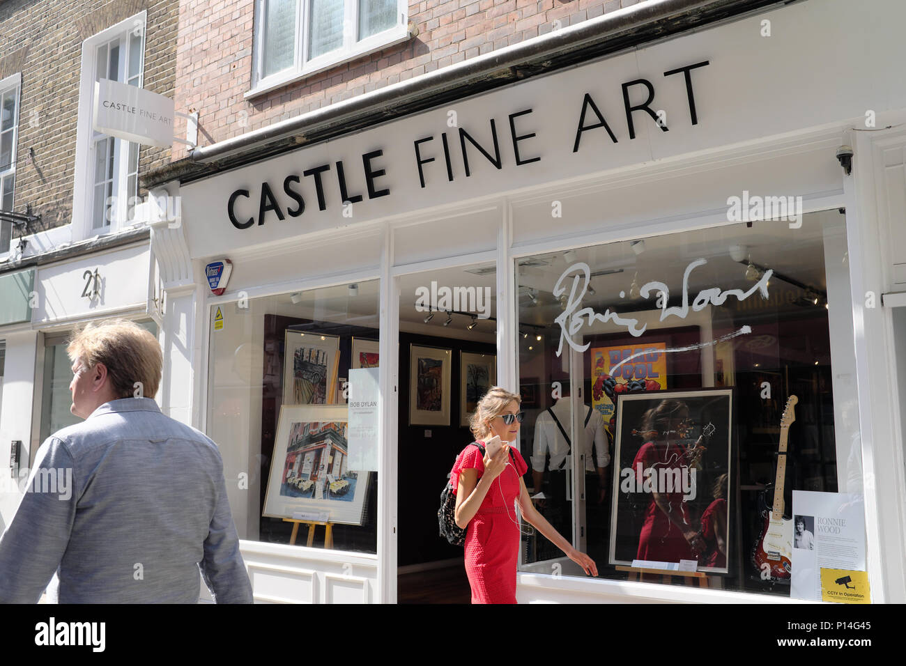 Castle Fine Art gallery, London, England, UK Stock Photo Alamy