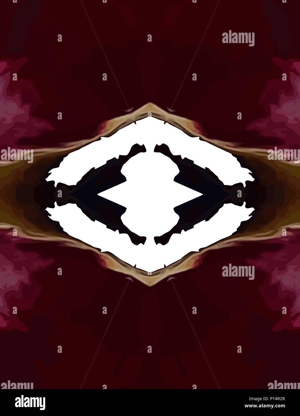 Gold frame maroon background design Stock Vector Image & Art Alamy