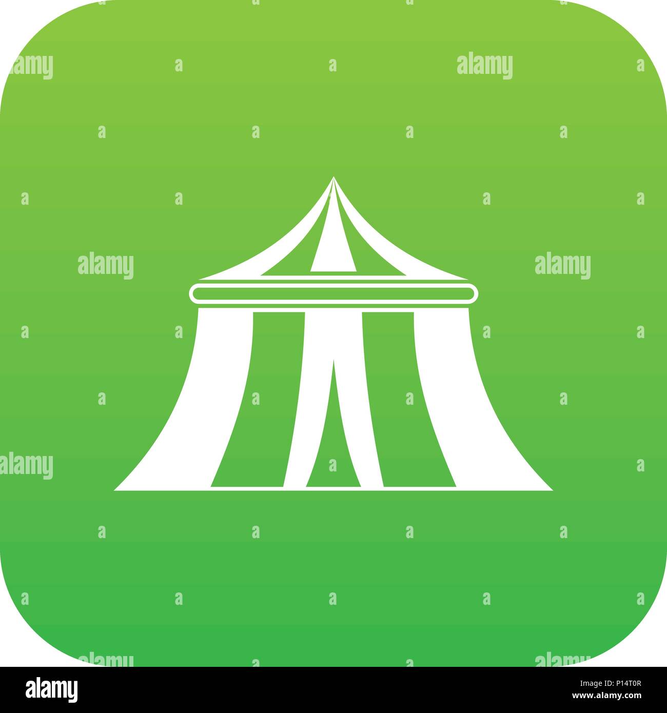 Circus tent icon digital green Stock Vector Image & Art - Alamy