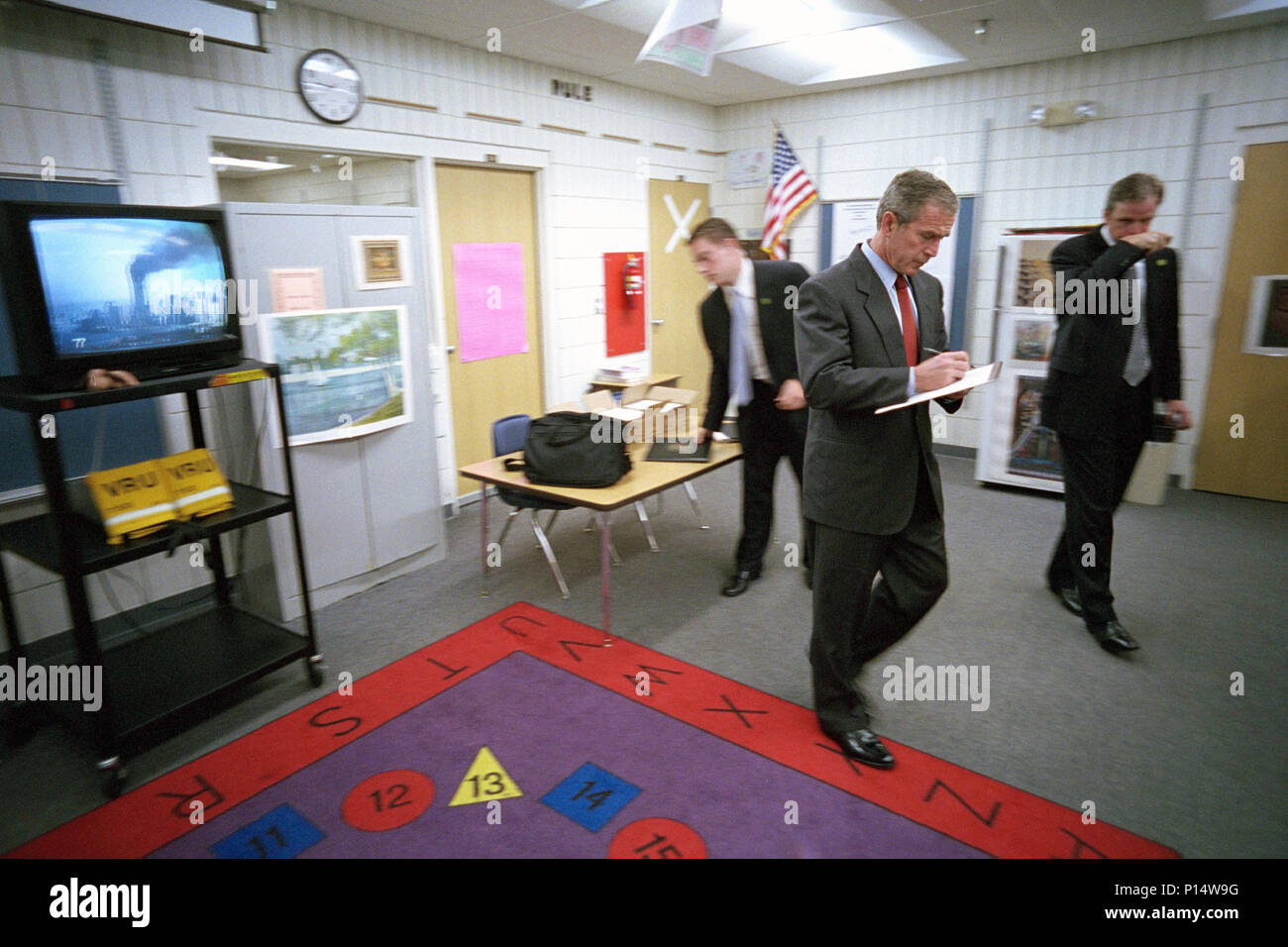 September 11 bush school hi-res stock photography and images - Alamy