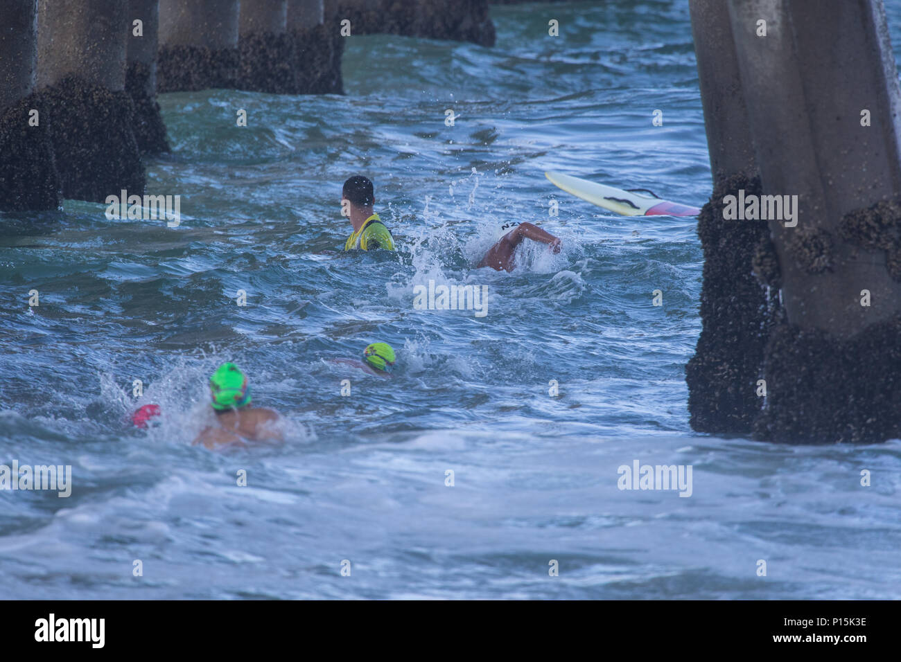 Swimming In Huntington Beach