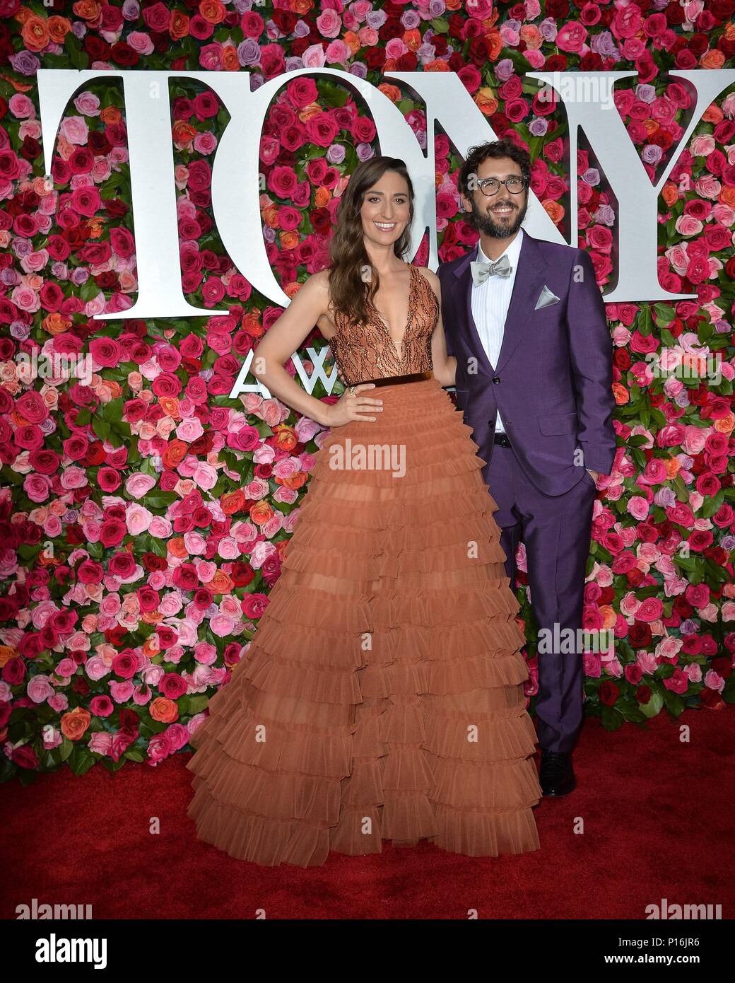 New York, NY, USA. 10th June, 2018. Sara Bareilles, Josh Groban at