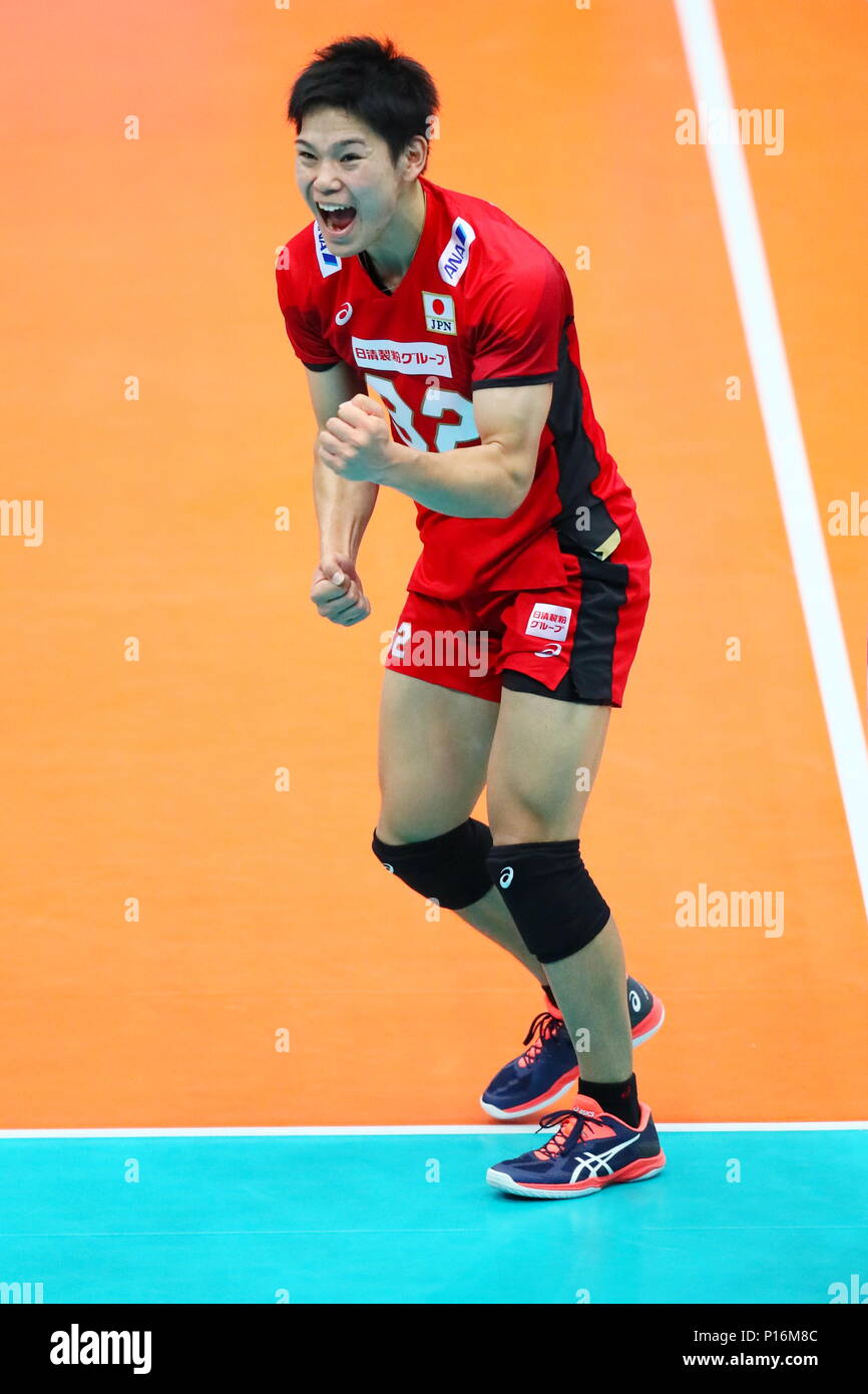 Yuji Nishida Jpn June 10 2018 Volleyball Fivb Volleyball Nations League 2018 Men S Osaka Between Japan 3 2 Italy At Maruzen Intec Arena Osaka In Osaka Japan Photo By Naoki Nishimura Aflo Sport Stock Photo Alamy