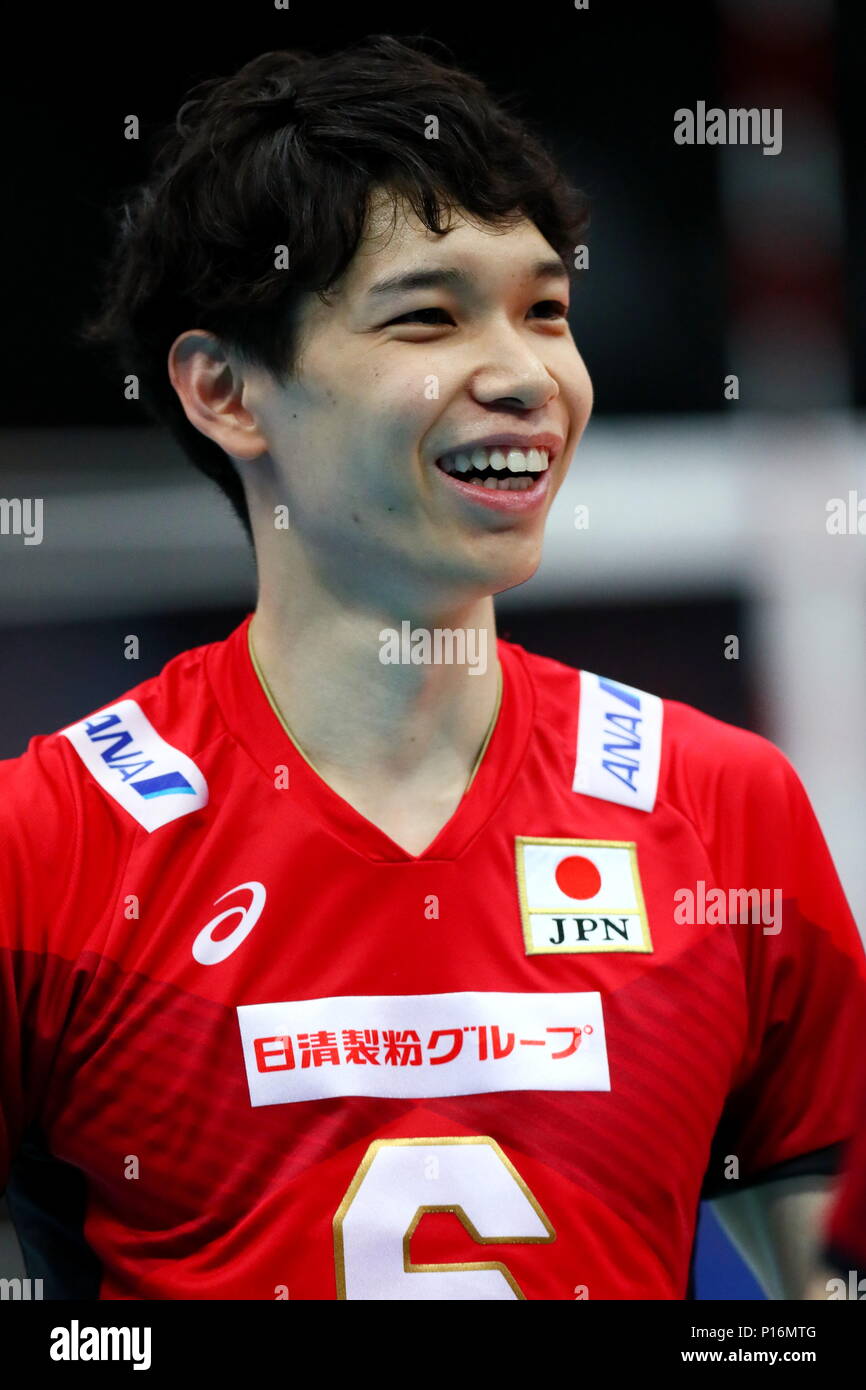 Osaka Japan 10th June 2018 Akihiro Yamauchi Jpn Volleyball Fivb