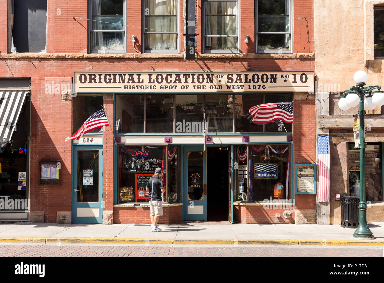 Saloon n. 10. Main Street. Sept, 2016. Deadwood, South Dakota, USA