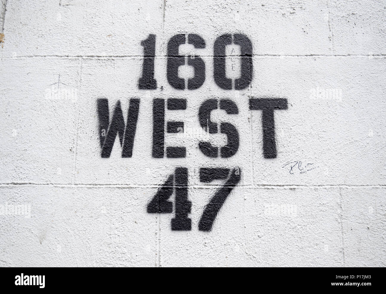 NEW YORK, NY MAY 7th, 2016 160 West 47th Street in Manhattan, New