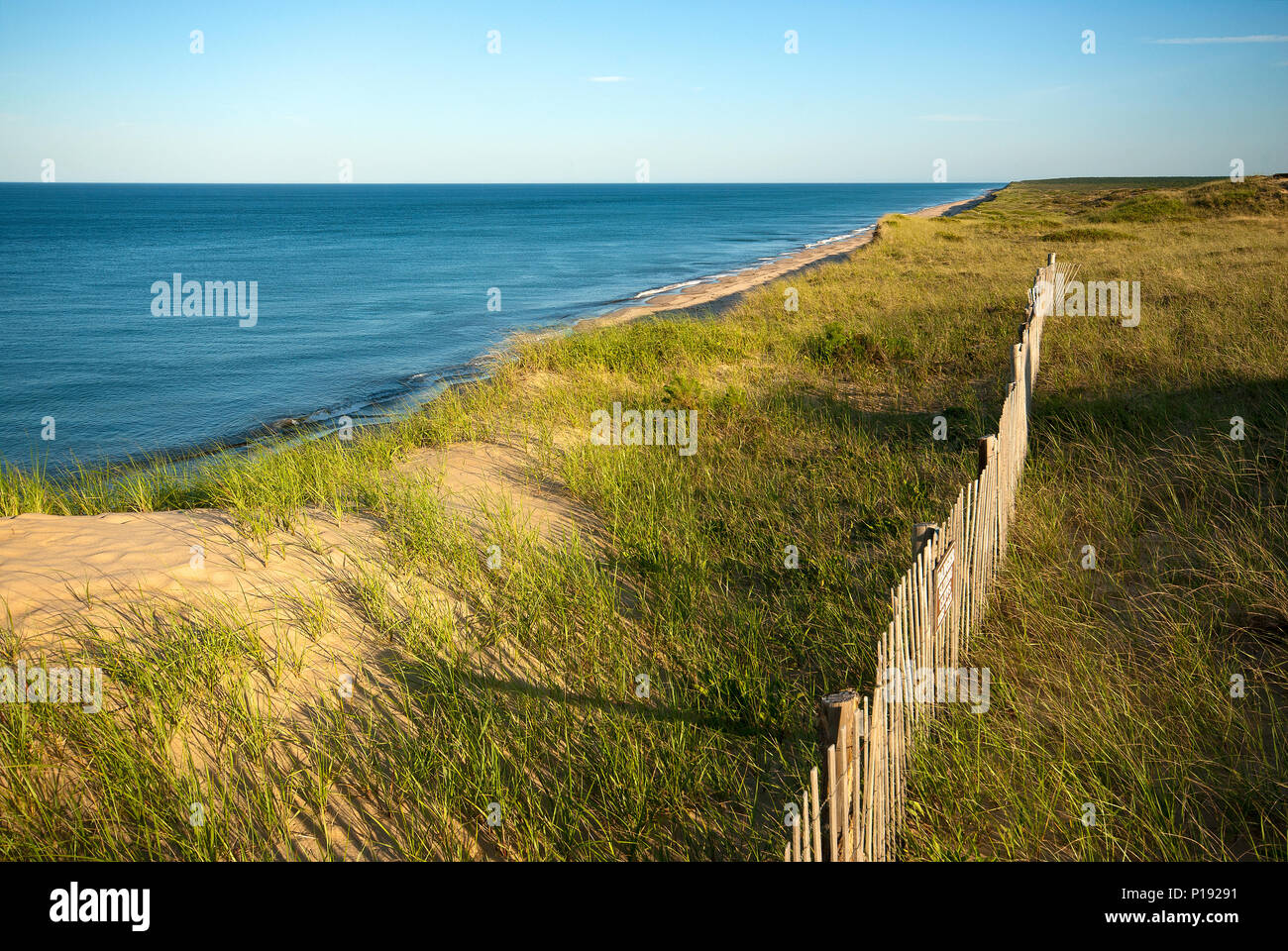 Marconi beach, Wellfleet, Barnstable County, Cape Cod National Seashore, Massachusetts, USA Stock Photo