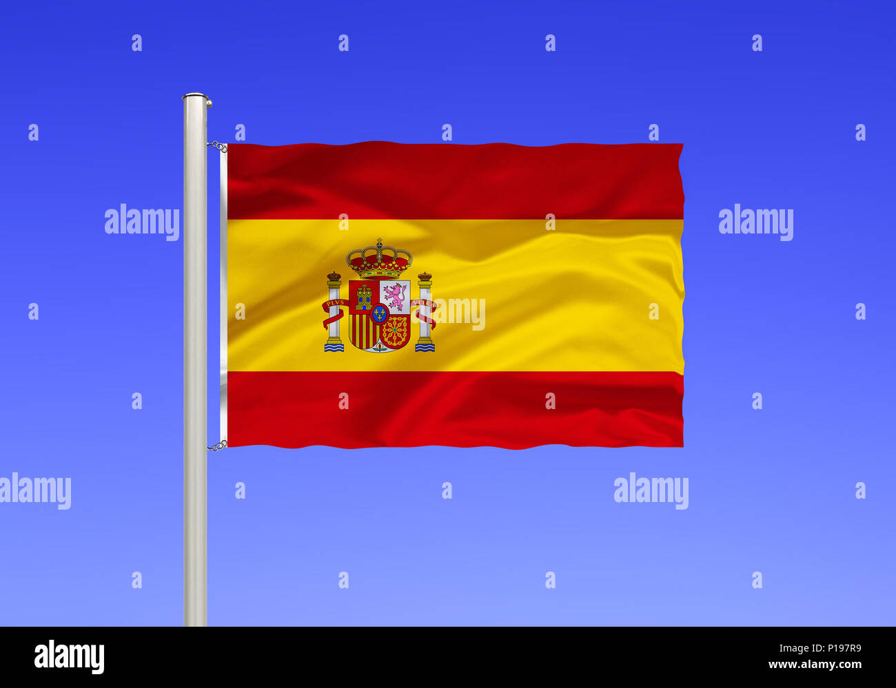 spain-flagge-flaggenking-spanien-mit-wappen-format-150-x-90-cm-wetterfest-flagge-fahne