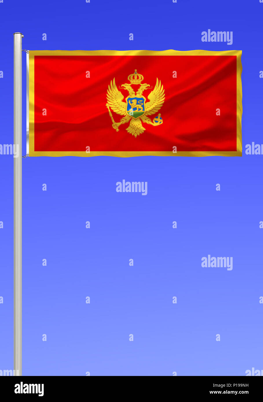 Schnapsglas Mit Flagge Von Montenegro – 5,7 Cm Hoch, 4,6 Cm Ø – Seltenes Souvenir Für Sammler