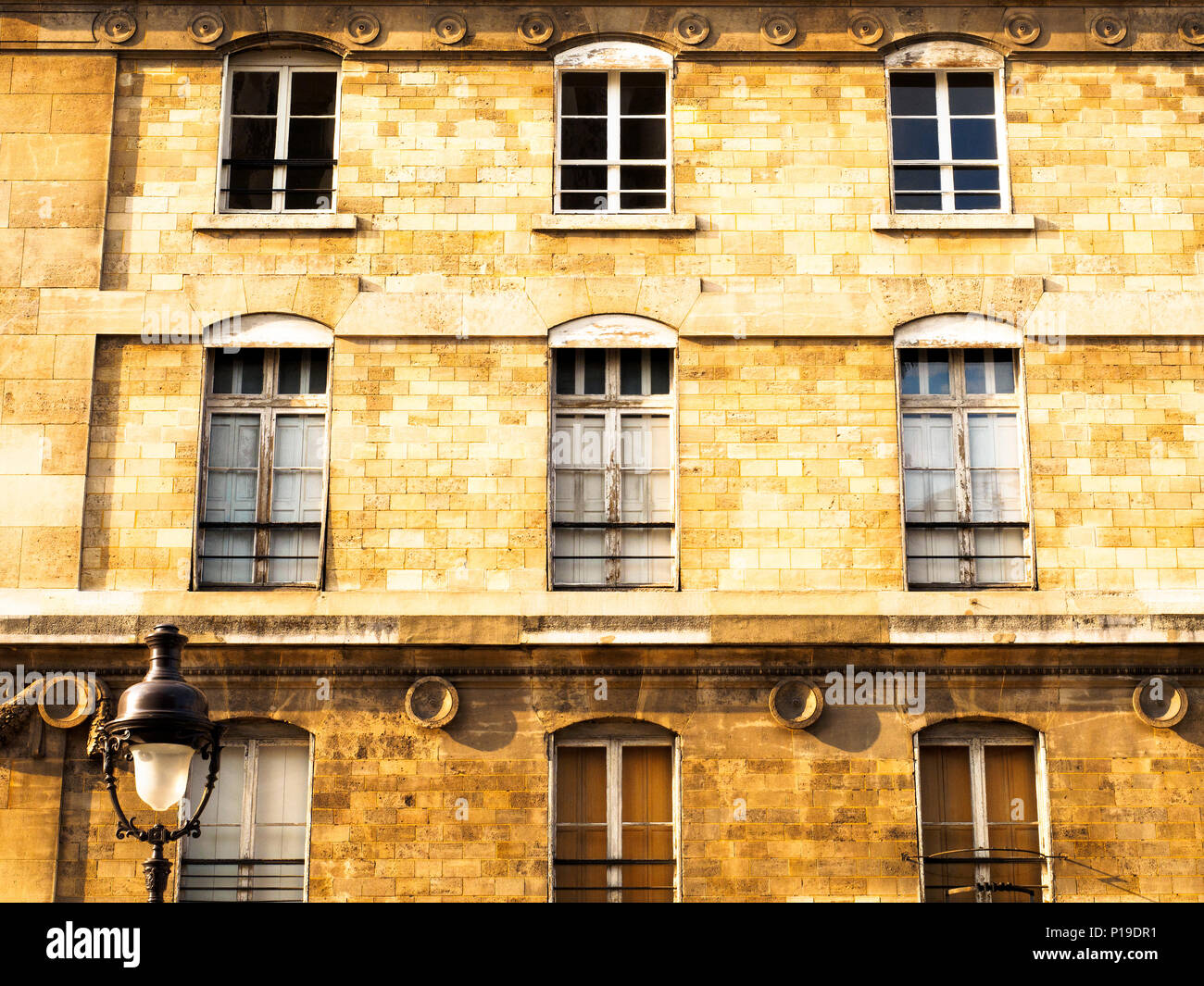 Jacques Doucet Literary Library facade - Paris, France Stock Photo